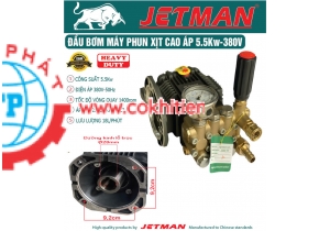 Đầu rửa xe máy cao áp jetman 5.5kw