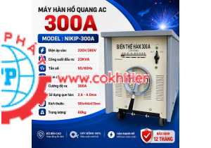 MÁY HÀN CƠ 300 NIKIPRO (ĐIỆN 220V/380V)