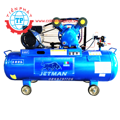 Máy nén khí dây đai Jetman 180L-3HP