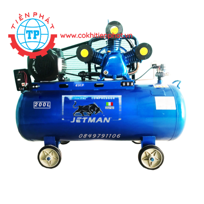 Máy nén khí dây đai Jetman 200L-4HP