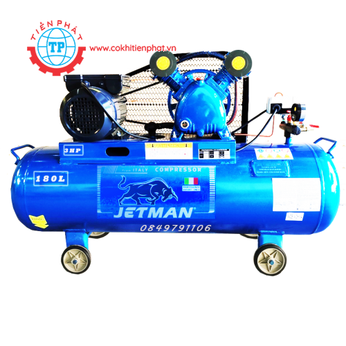 Máy nén khí dây đai Jetman 180L-3HP