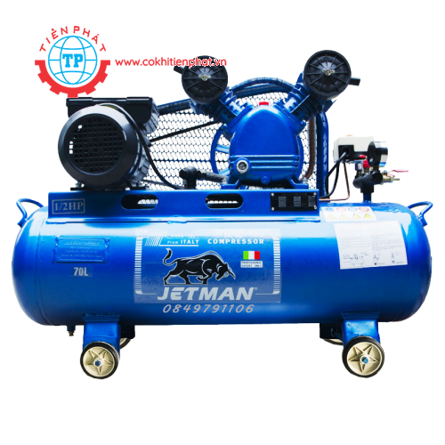 Máy nén khí dây đai Jetman 70L-1/2HP