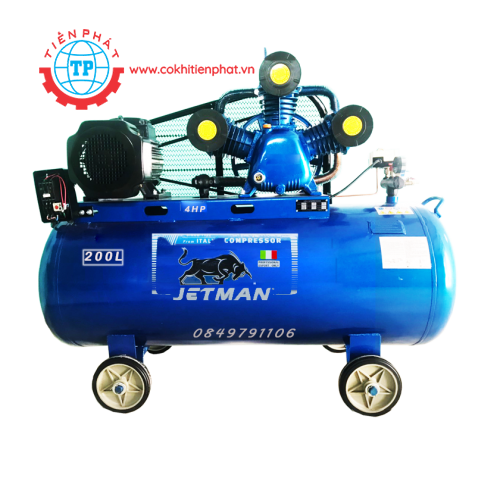 Máy nén khí dây đai Jetman 200L-4HP