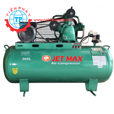 Máy nén khí dây đai Jetmax 300L-10HP ( loại 12kg)